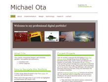 Tablet Screenshot of michaelota.com